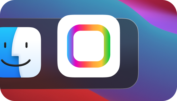 Portrait app in MacOS dock